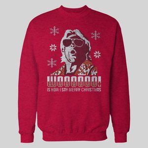 CHRISTMAS SWEATER STYLE SWEATSHIRT *